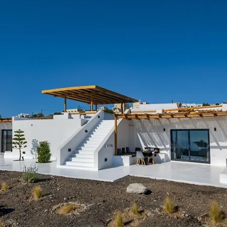 Superior Santorini 1 Bedroom Thea Private Heated Jacuzzi Beautiful Sea Views 빌라 *