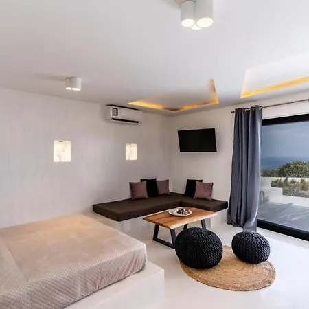Superior Santorini 1 Bedroom Thea Private Heated Jacuzzi Beautiful Sea Views