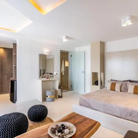 Superior Santorini 1 Bedroom Thea Private Heated Jacuzzi Beautiful Sea Views *